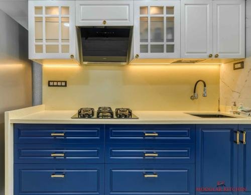 Blue With White Color Combination With Pu Finish